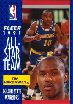 1991-92 Fleer #216 Tim Hardaway Front