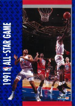 1991-92 Fleer #238 1991 All-Star Game Front