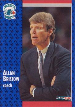 1991-92 Fleer #252 Allan Bristow Front