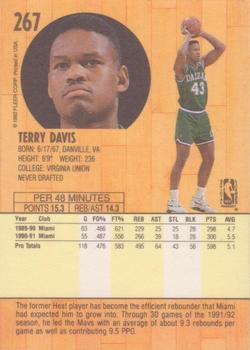 1991-92 Fleer #267 Terry Davis Back