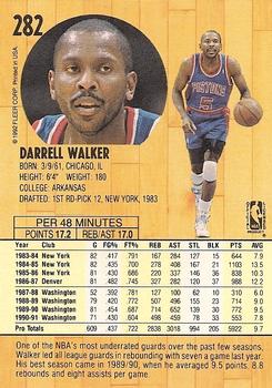 1991-92 Fleer #282 Darrell Walker Back