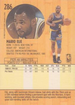 1991-92 Fleer #286 Mario Elie Back