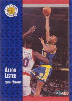 1991-92 Fleer #287 Alton Lister Front