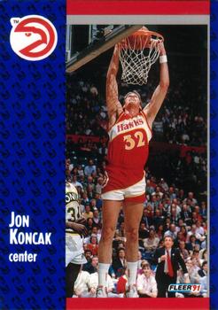 1991-92 Fleer #2 Jon Koncak Front