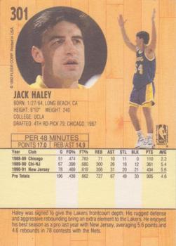 1991-92 Fleer #301 Jack Haley Back