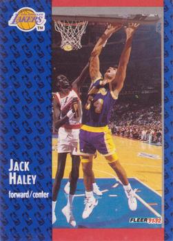 1991-92 Fleer #301 Jack Haley Front