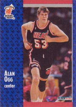 1991-92 Fleer #308 Alan Ogg Front