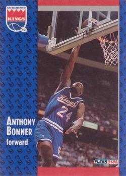 1991-92 Fleer #347 Anthony Bonner Front