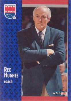 1991-92 Fleer #349 Rex Hughes Front