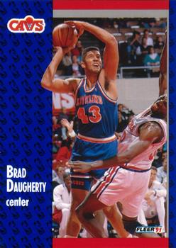1991-92 Fleer #34 Brad Daugherty Front