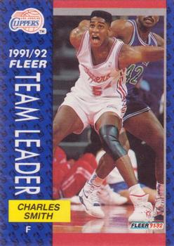 1991-92 Fleer #383 Charles Smith Front