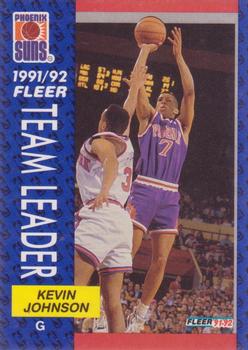 1991-92 Fleer #392 Kevin Johnson Front