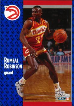 1991-92 Fleer #3 Rumeal Robinson Front