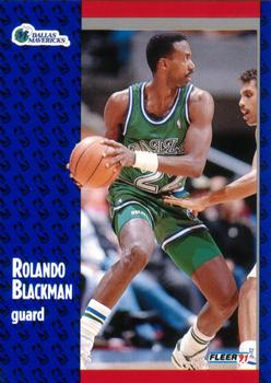1991-92 Fleer #43 Rolando Blackman Front