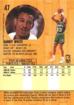 1991-92 Fleer #47 Randy White Back