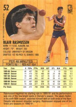 1991-92 Fleer #52 Blair Rasmussen Back