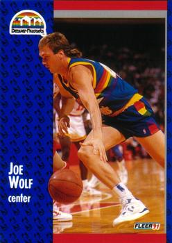 1991-92 Fleer #55 Joe Wolf Front