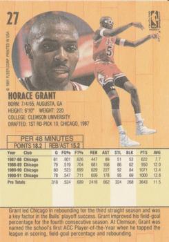 1991-92 Fleer #27 Horace Grant Back