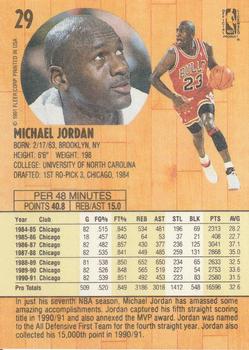1991-92 Fleer #29 Michael Jordan Back