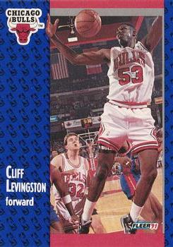 1991-92 Fleer #30 Cliff Levingston Front