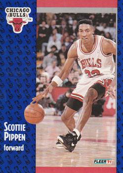 1991-92 Fleer #33 Scottie Pippen Front