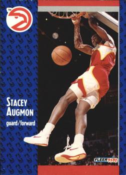 1991-92 Fleer #241 Stacey Augmon Front