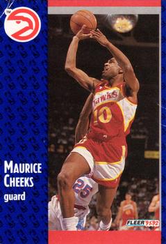 1991-92 Fleer #242 Maurice Cheeks Front