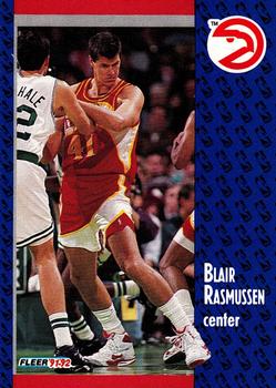 1991-92 Fleer #245 Blair Rasmussen Front