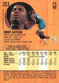 1991-92 Fleer #253 Kenny Gattison Back