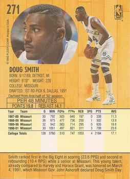 1991-92 Fleer #271 Doug Smith Back
