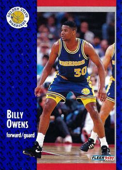 1991-92 Fleer #288 Billy Owens Front