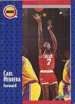 1991-92 Fleer #290 Carl Herrera Front