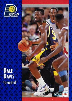1991-92 Fleer #293 Dale Davis Front