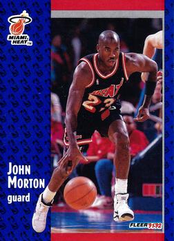 1991-92 Fleer #307 John Morton Front