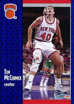 1991-92 Fleer #327 Tim McCormick Front