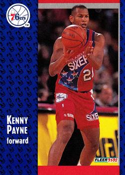 1991-92 Fleer #336 Kenny Payne Front