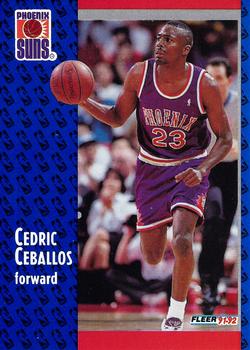 1991-92 Fleer #339 Cedric Ceballos Front
