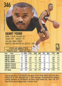 1991-92 Fleer #346 Danny Young Back