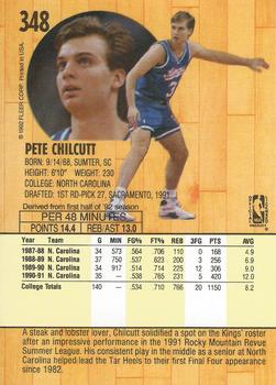1991-92 Fleer #348 Pete Chilcutt Back