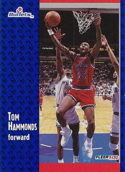 1991-92 Fleer #368 Tom Hammonds Front