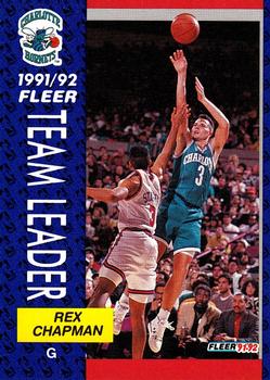 1991-92 Fleer #374 Rex Chapman Front