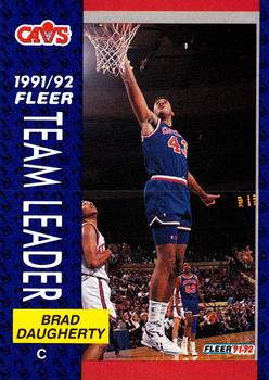 1991-92 Fleer #376 Brad Daugherty Front