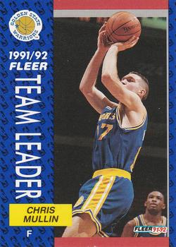 1991-92 Fleer #380 Chris Mullin Front
