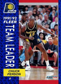 1991-92 Fleer #382 Chuck Person Front