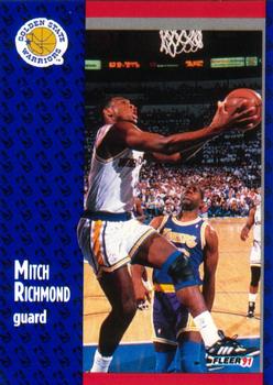 1991-92 Fleer #71 Mitch Richmond Front