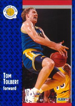 1991-92 Fleer #72 Tom Tolbert Front