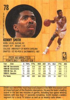 1991-92 Fleer #78 Kenny Smith Back