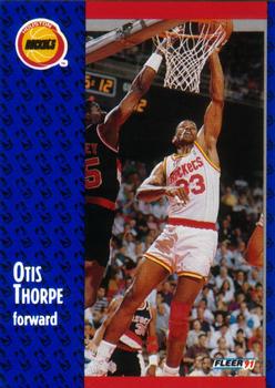 1991-92 Fleer #80 Otis Thorpe Front