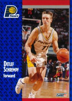 1991-92 Fleer #85 Detlef Schrempf Front