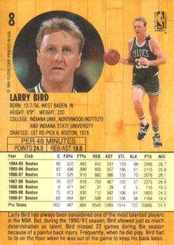 1991-92 Fleer #8 Larry Bird Back